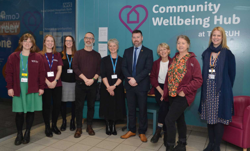 Community Wellbeing Hub launches base at Royal United Hospitals Bath using RIVIAM